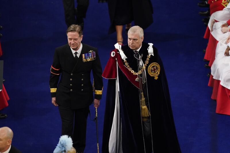 The Duke of York at the the King’s coronation
