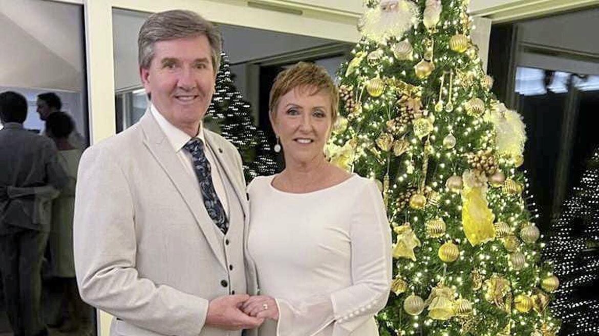 Daniel and Majella O&#39;Donnell renewed their wedding vows after 20 years. 