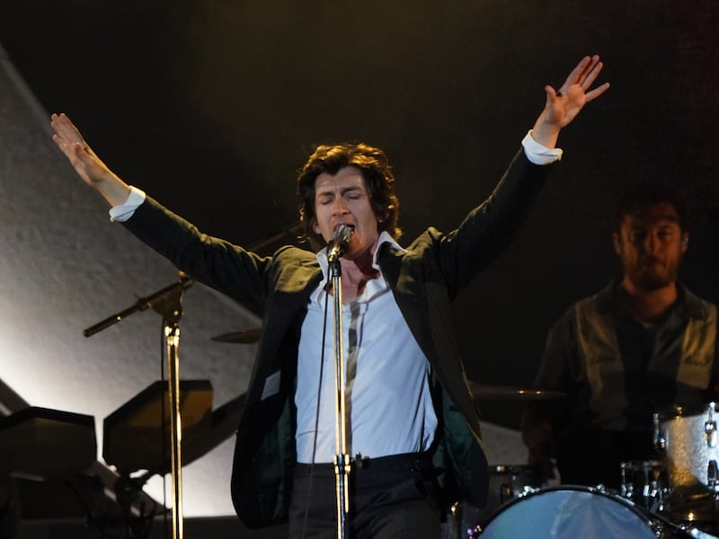 Arctic Monkeys performed at the Glastonbury Festival in 2023 (Yui Mok/PA)