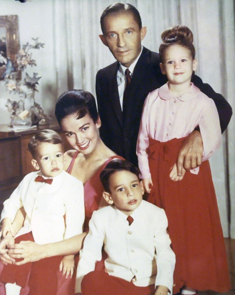 Bing Crosby with his family (Crosby Family/PA)