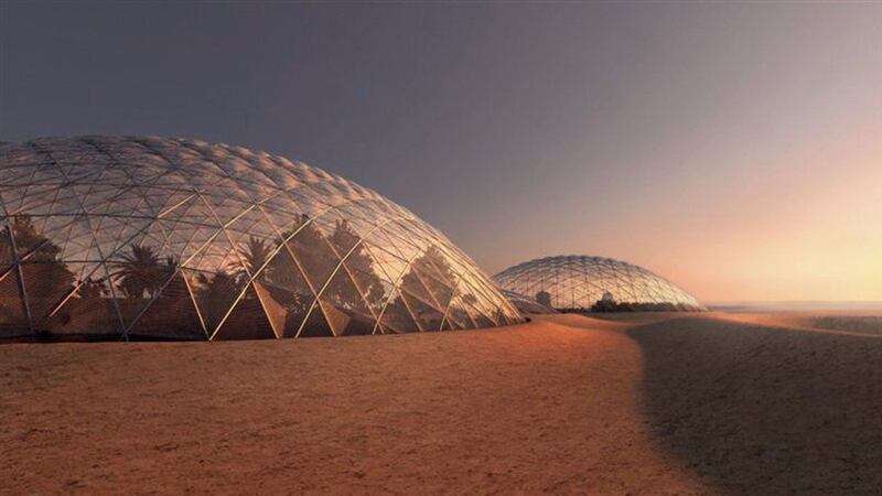 The Mars Science City project will cover 1.9 million square feet of desert.