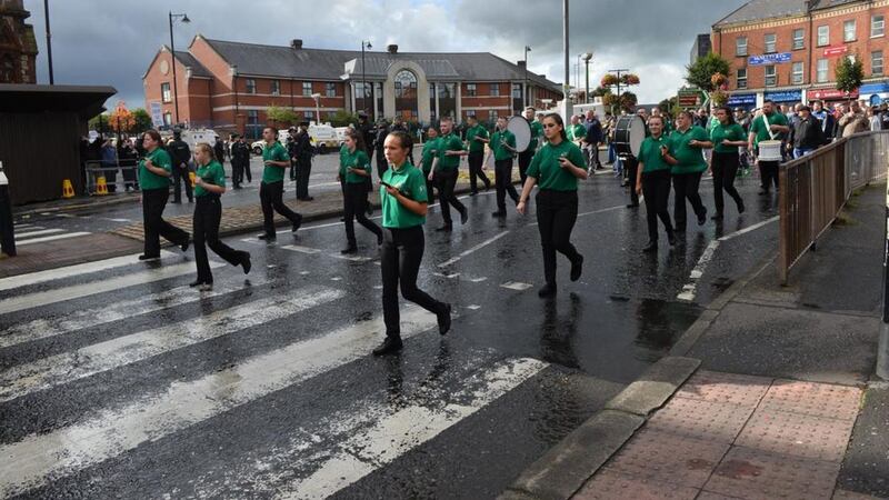 The North Belfast Easter Rising 2016 commemorative committee parade. Picture by Colm Lenaghan 
