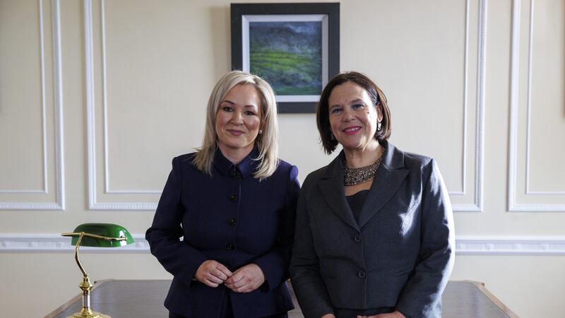 Sinn Fein’s Michelle O’Neill and Mary Lou McDonald have predicted that Irish unity is moving closer