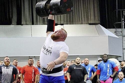 Belfast strongman Michael Downey flying high after taking legend Eddie Hall's British record 
