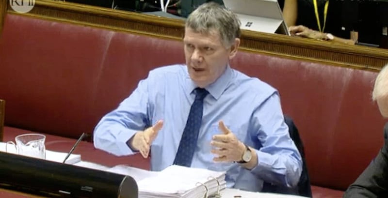 Senior civil servant Andrew McCormick gave evidence to the RHI inquiry yesterday 