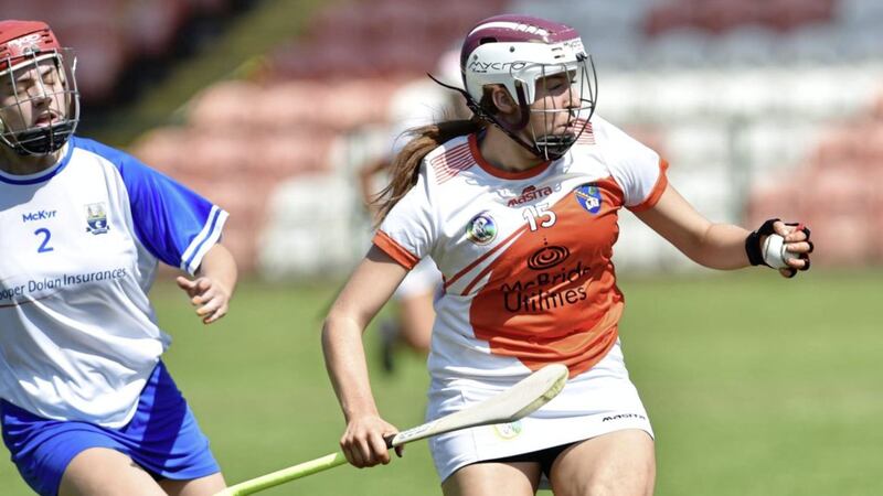 Eimear Smyth will provide a significant scoring threat for Ballymacnab in their Armagh senior championship final against Granemore 