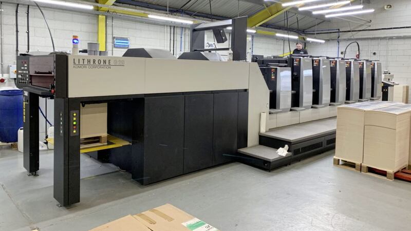 Priory Press Packaging in Ards has invested &pound;1m in a new cutting-edge Komori press system 