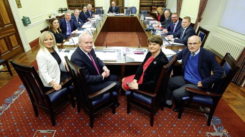A 2016 report by Rafael Bengoa, pictured right, on overhauling health and social care was endorsed by Stormont ministers before being dropped down the back of a radiator. Picture by Kelvin Boyes/Press Eye 