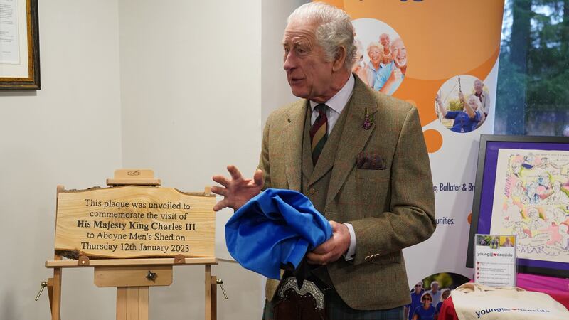 The trip to Aberdeenshire was Charles’s first public engagement since the Duke of Sussex’s memoir was published.