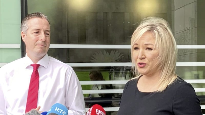 Before flying to the Glasgow COP 26 conference, Paul Givan and Michelle O&rsquo;Neill warned of &ldquo;catastrophic&rdquo; climate change and how failing to act would be &ldquo;a dereliction of duty&rdquo;. 