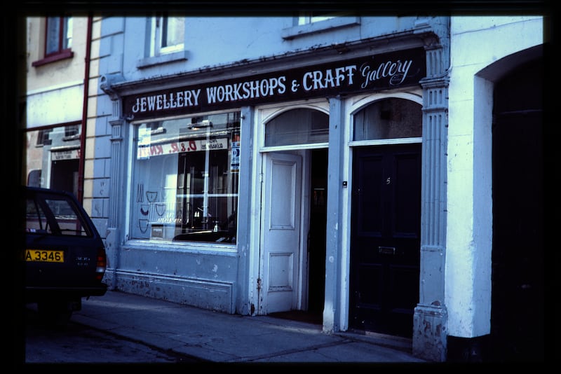 An archive photograph of the Glenarm premises where Steensons built its family jewellery business.