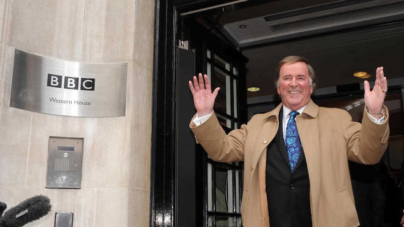 Terry Wogan leaving BBC Radio 2 in London after his final breakfast show. Picture by Zak Hussein/PA Wire 