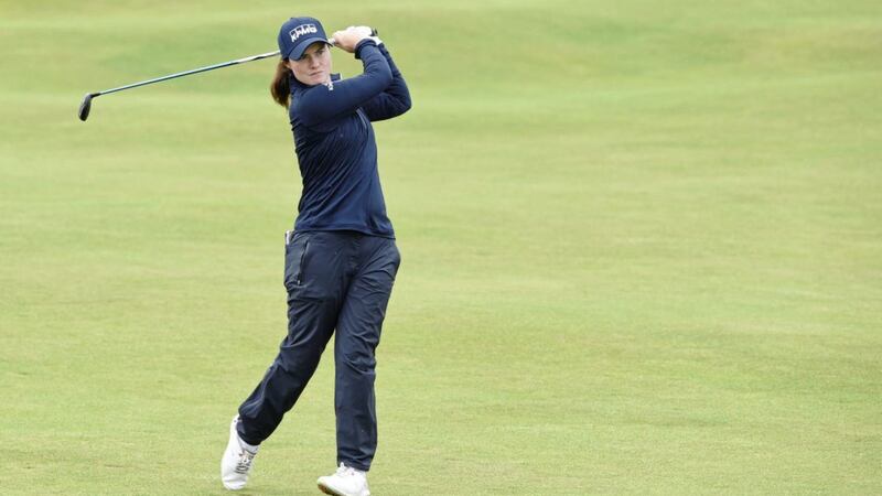 Leona Maguire set a tournament record of eight-under 62 on day one of the Pelican Women&#39;s Championship in Florida 