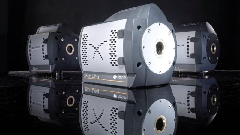 The iXon ultra camera from Andor in Belfast, which is part of the sensor system that can accurately identify the origin of laser strikes on aircraft 