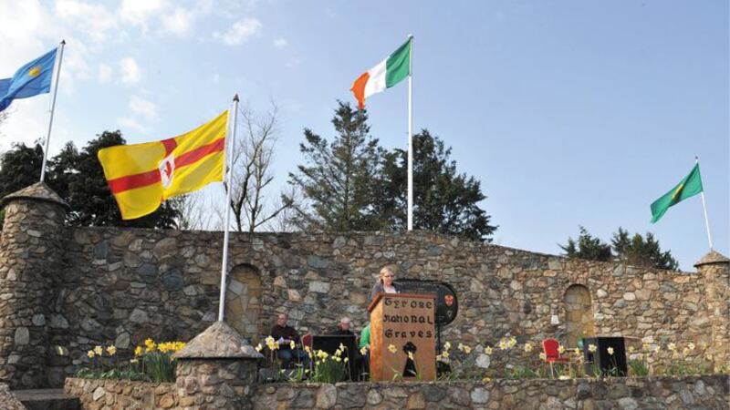An Easter commemoration at the Garden of Remembrance in Carrickmore, Co Tyrone in 2014&nbsp;