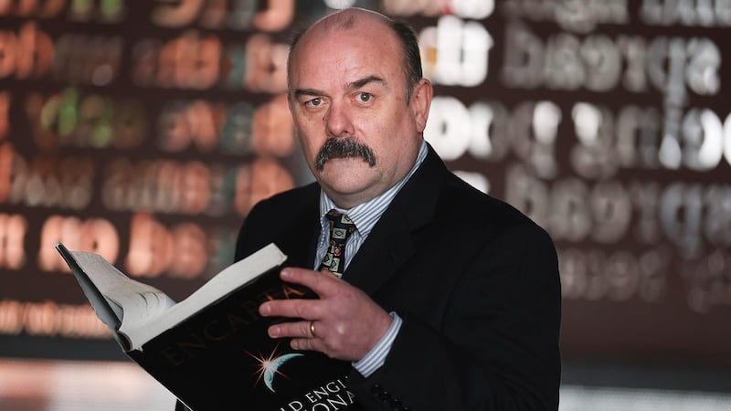 Paul Garrett plays David Ervine in the one-man show The Man Who Swallowed A Dictionary. Picture by Hugh Russell