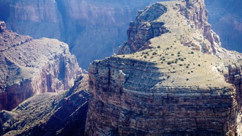 A helicopter durng a sightseeing flight at the Grand Canyon National Park PICTURE: File 