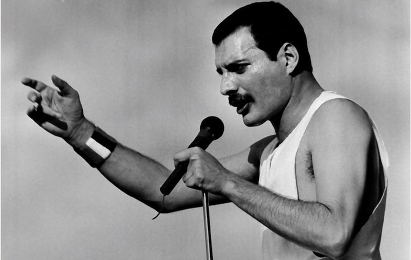 &nbsp;Freddie Mercury on what would be his final tour with the band. Picture by Hugh Russell