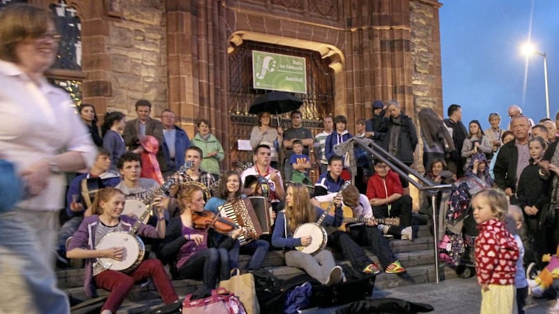 The largest Fleadh to date was in Derry in 2013, which attracted 430,000 people. Picture: Margaret McLaughlin. 