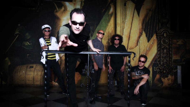 The Damned, with Dave Vanian (centre), are celebrating their 40th anniversary 