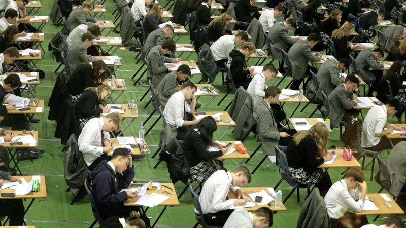 Thousands of GCSE students will receive their results today. Picture by Gareth Fuller, Press Association 