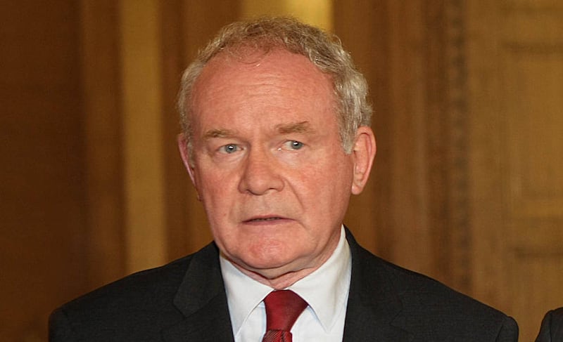 Martin McGuinness did not have knowledge or give consent to the letter, according to sources 