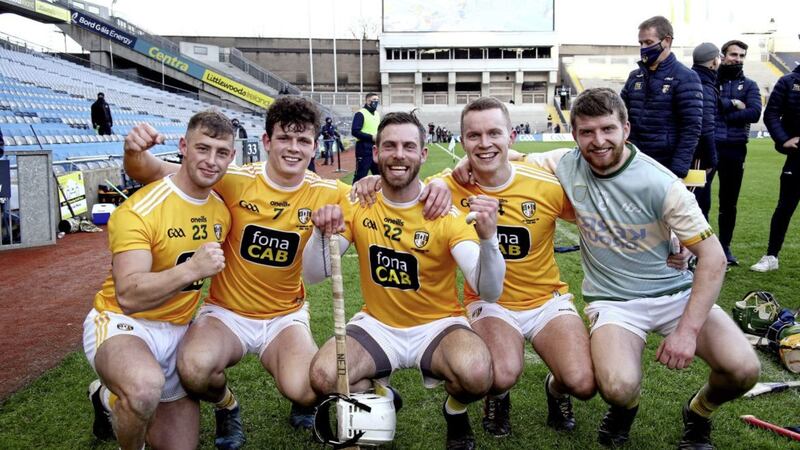 The success of the Antrim hurlers in the Joe McDonagh Cup has had a positive impact on the county&#39;s club scene. Picture Seamus Loughran. 