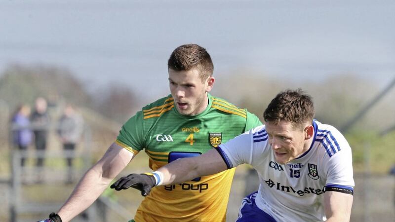 Monaghan star Conor McManus (right) has been dealing with hip problems for years.<br />Picture Margaret McLaughlin