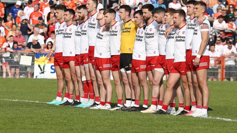 Tyrone have remained shoulder-to-shoulder despite their Championship woes lately and appeared to have turned a corner with their win over Armagh    Picture: Philip Walsh