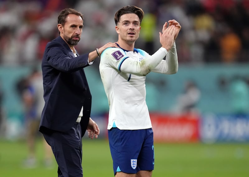 Jack Grealish played for Gareth Southgate at the 2022 World Cup but his place at the Euros is in doubt .