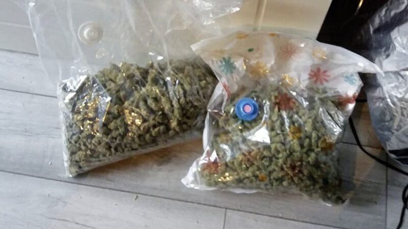 The items were seized during searches in the Dundonald and east Belfast areas 