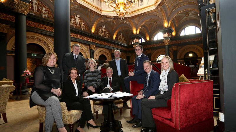 Members of the judging panel at the 2016 Aer Lingus Viscount Awards, which take place in London on May 24 
