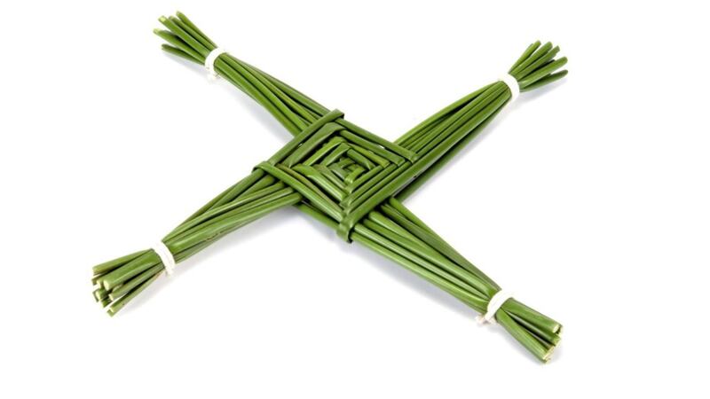 We make fresh St Brigid&#39;s crosses to welcome her healing and light into our homes 