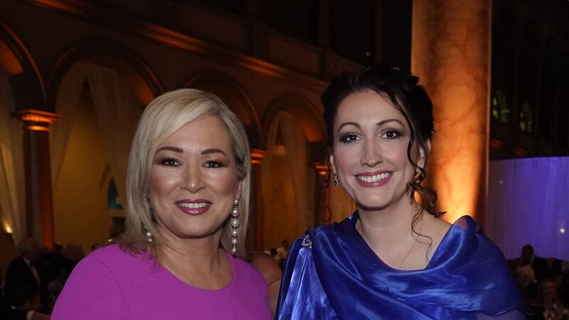 Northern Ireland First Minister Michelle O’Neill and deputy First Minister Emma Little-Pengelly