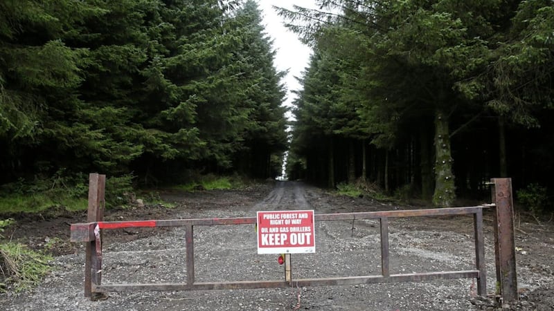 Drilling at Woodburn Forest ended without any fuel being found. Picture by Mal McCann. 