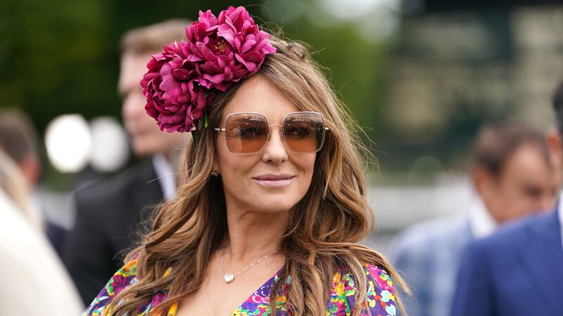 The celebrities were spotted enjoying themselves on day two of the Qatar Goodwood Festival 2022 at Goodwood Racecourse.