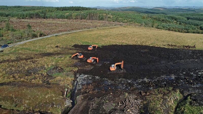The dig site at bogland in Co Monaghan, where investigators are searching for the remains of teenager Columba McVeigh, who was abducted, shot and secretly buried in November, 1975, by the IRA&nbsp;