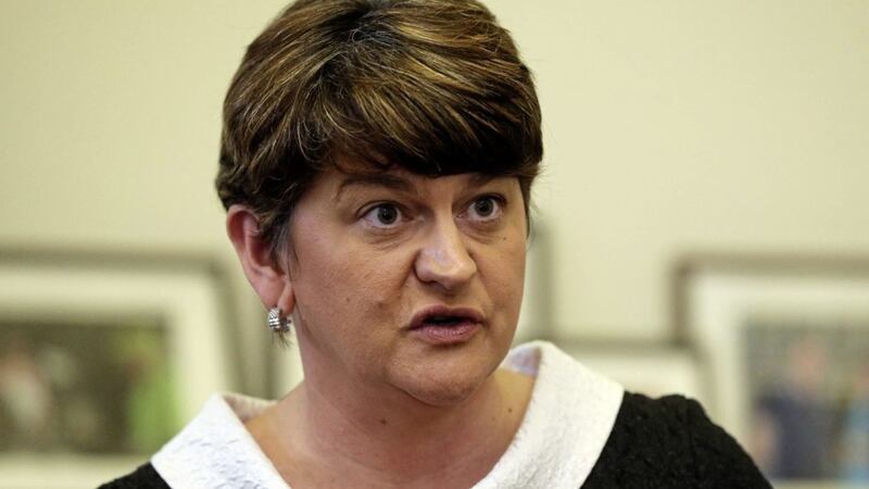Arlene Foster claimed that calls for her to stand down were fuelled by misogyny. Photo by Niall Carson, PA Wire 