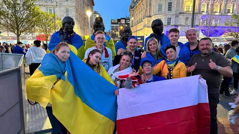 Tim Johnson arranged for a group of Ukrainian and Polish aid workers to visit the UK for the music competition.