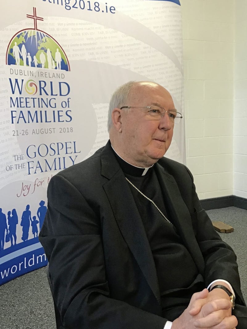 Cardinal Kevin Farrell, head of the Vatican department which promotes the role of the laity, family and life, pictured in Dublin last year at a conference to prepare for the World Meeting of Families 