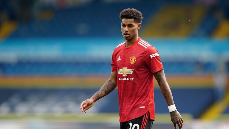 The Manchester United player has become the youngest person to top the list after raising £20 million for child poverty charities.