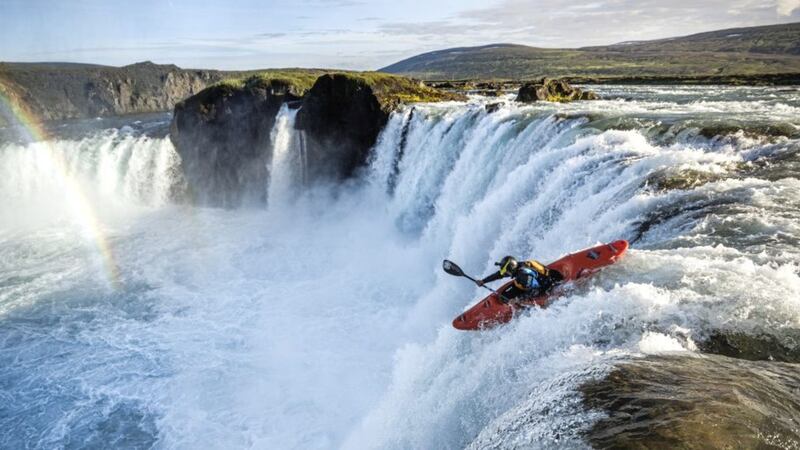 Kayakers tackle extreme white water in Iceland, from the film Why, showing on May 18 Picture: Jeremy Bernard 