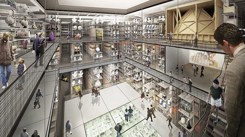 An artist&#39;s impression of the new V&amp;A research centre 