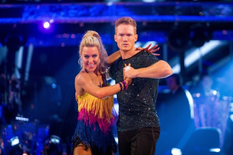 Natalie and Greg in last year's Strictly.