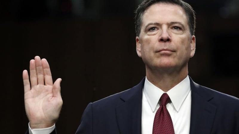 Comey spoke during a Senate Intelligence Committee hearing on Capitol Hill.