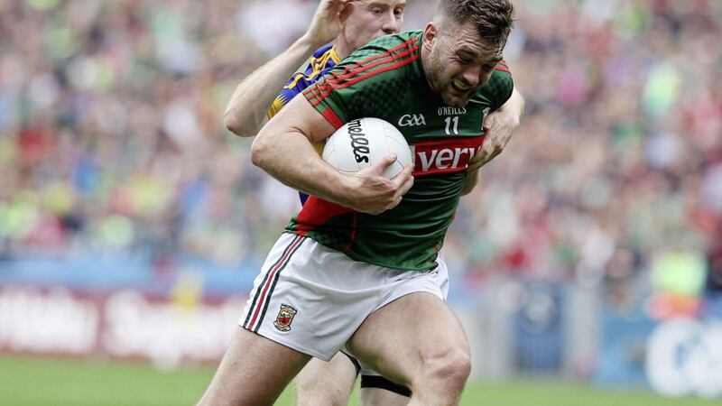 DIGGING DEEP: Aidan O&#39;Shea has stood tall for Mayo when things have went against them in recent weeks Picture: Philip Walsh 