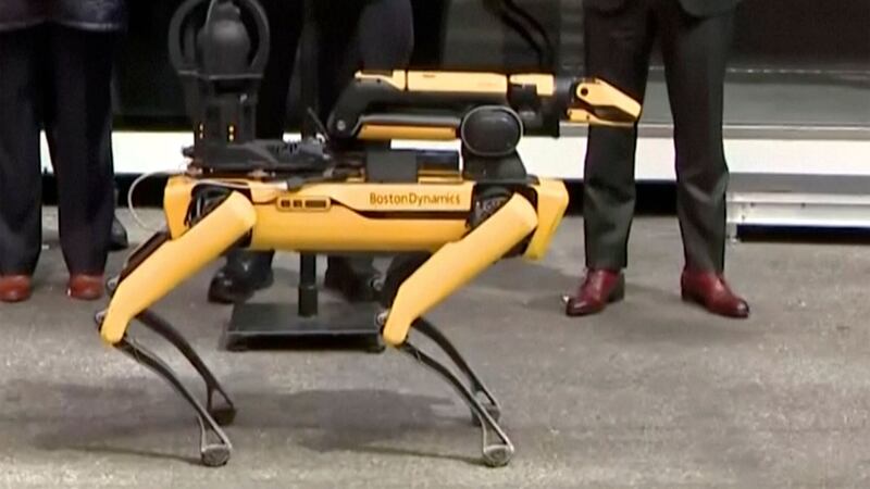 The remote-controlled, 32kg Digidog will be deployed in risky situations like hostage standoffs from this summer.