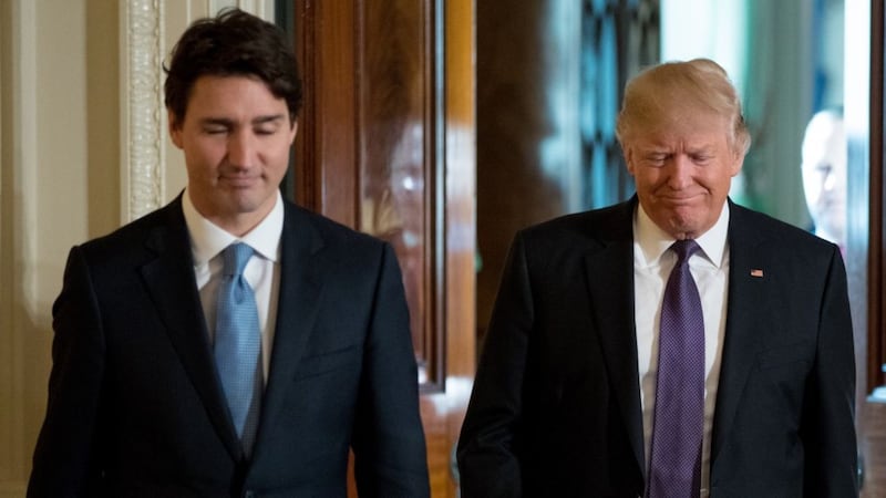 The difference between Donald Trump and Justin Trudeau shown in 90 seconds