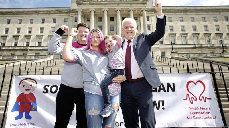 M&aacute;irt&iacute;n MacGabhann, who&#39;s four-year-old son, D&aacute;ith&iacute; was born with Hypoplastic Left Heart Syndrome, which means he has only half a working heart, and who has been waiting almost three years for a heart transplant, has called for &quot;no more delays&quot; in introducing soft opt-out organ donation legislation in Northern Ireland 