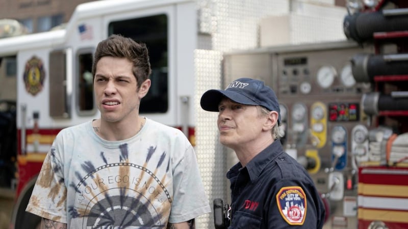 Pete Davidson and Steve Buscemi in The King Of Staten Island. Pictured 